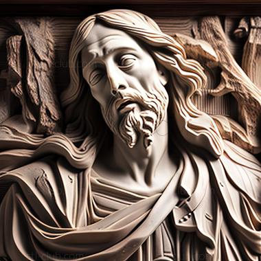 3D model st jesus (STL)